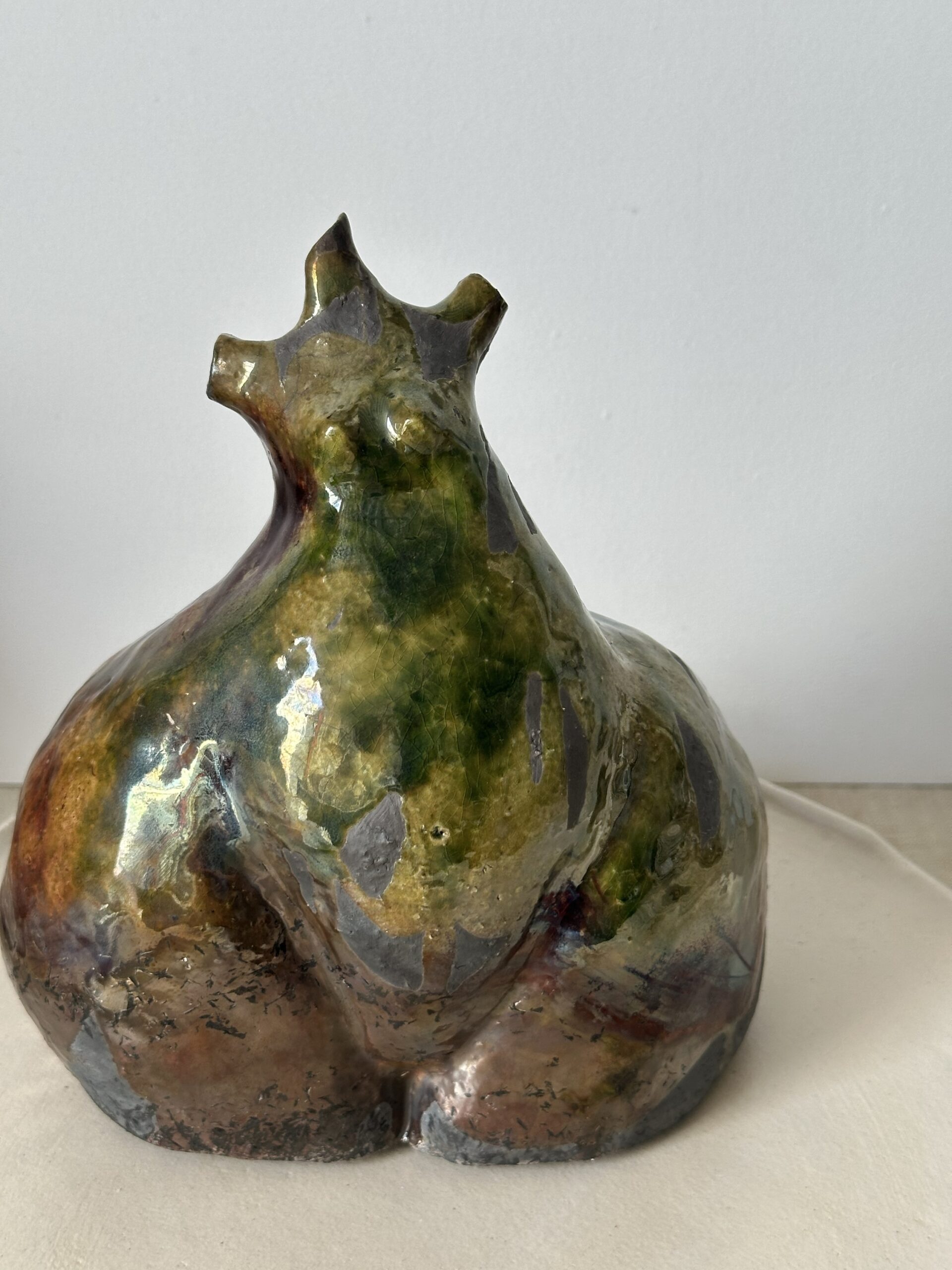 Raku beeld – innerlijke kracht